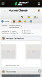 Mobile Screenshot of nuclearchaos6.deviantart.com