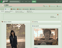 Tablet Screenshot of l-loco.deviantart.com