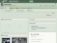 Tablet Screenshot of demonotica.deviantart.com