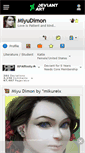 Mobile Screenshot of miyudimon.deviantart.com