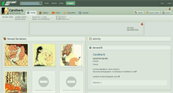 Desktop Screenshot of caroline-b.deviantart.com