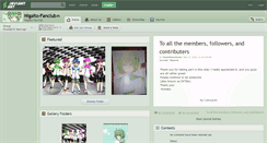 Desktop Screenshot of nigaito-fanclub.deviantart.com
