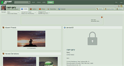 Desktop Screenshot of capn-gary.deviantart.com
