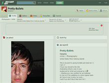 Tablet Screenshot of pretty-bullets.deviantart.com