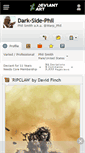 Mobile Screenshot of dark-side-phil.deviantart.com