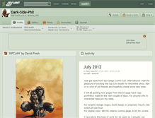 Tablet Screenshot of dark-side-phil.deviantart.com