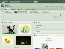 Tablet Screenshot of endivie11.deviantart.com