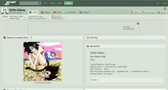 Desktop Screenshot of girlie-gokuu.deviantart.com