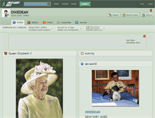 Tablet Screenshot of dixiedean.deviantart.com
