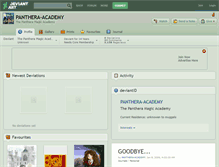 Tablet Screenshot of panthera-academy.deviantart.com