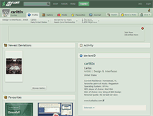 Tablet Screenshot of carlit0x.deviantart.com