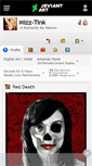 Mobile Screenshot of mizz-tink.deviantart.com