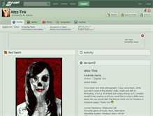 Tablet Screenshot of mizz-tink.deviantart.com