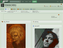 Tablet Screenshot of kristanian-gallery.deviantart.com