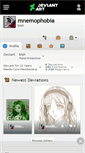 Mobile Screenshot of mnemophobia.deviantart.com