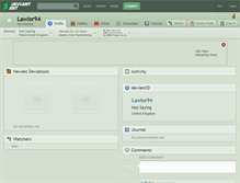 Tablet Screenshot of lawlor94.deviantart.com