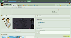 Desktop Screenshot of ninja-belette.deviantart.com