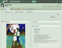 Tablet Screenshot of dahlia1947.deviantart.com