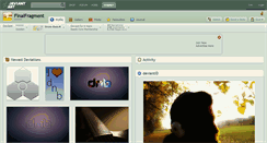 Desktop Screenshot of finalfragment.deviantart.com