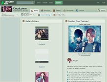 Tablet Screenshot of cleonlove.deviantart.com