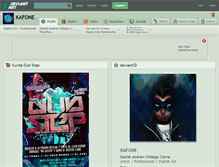 Tablet Screenshot of kafone.deviantart.com