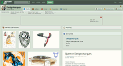 Desktop Screenshot of designmarques.deviantart.com