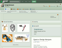 Tablet Screenshot of designmarques.deviantart.com
