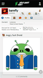 Mobile Screenshot of barefly.deviantart.com