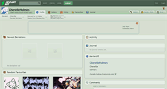 Desktop Screenshot of cherelleholmes.deviantart.com