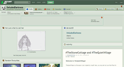 Desktop Screenshot of deludeddarkness.deviantart.com