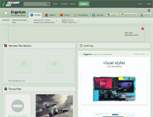 Tablet Screenshot of engelium.deviantart.com