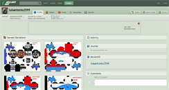 Desktop Screenshot of luisantonio2599.deviantart.com