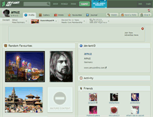 Tablet Screenshot of amuz.deviantart.com