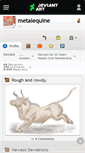Mobile Screenshot of metalequine.deviantart.com