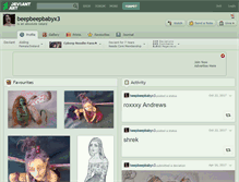 Tablet Screenshot of beepbeepbabyx3.deviantart.com