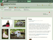 Tablet Screenshot of grannysatticstock.deviantart.com