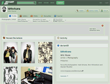 Tablet Screenshot of idrisvicuna.deviantart.com