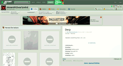 Desktop Screenshot of alexandricswartzwind.deviantart.com