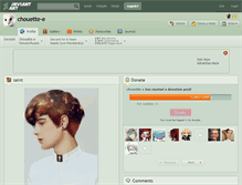 Tablet Screenshot of chouette-e.deviantart.com