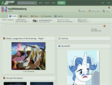 Tablet Screenshot of mylittlebadzerg.deviantart.com