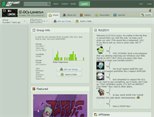 Tablet Screenshot of iz-ocs-lovers.deviantart.com