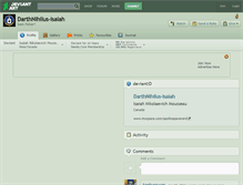 Tablet Screenshot of darthnihilus-isaiah.deviantart.com