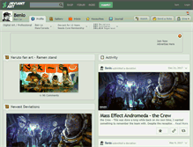 Tablet Screenshot of benlo.deviantart.com
