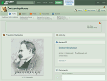 Tablet Screenshot of dostoevskysmouse.deviantart.com