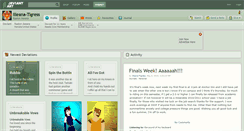 Desktop Screenshot of illeana-tigress.deviantart.com