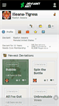 Mobile Screenshot of illeana-tigress.deviantart.com