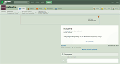 Desktop Screenshot of platinatina.deviantart.com