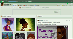 Desktop Screenshot of kiratheartist.deviantart.com