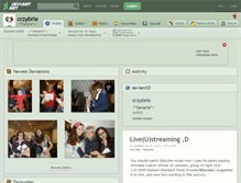 Tablet Screenshot of crzybrie.deviantart.com