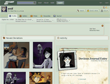 Tablet Screenshot of emif.deviantart.com